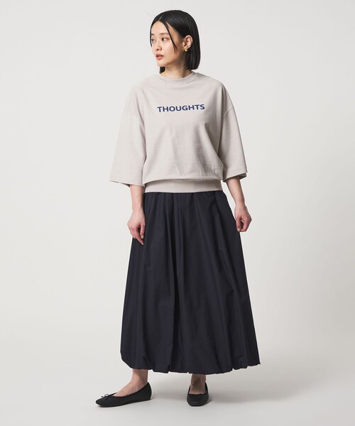 A DAY IN THE LIFE UNITED ARROWS(アデイインザライフユナイテッドアローズ)の「バックウラケ プリントプルオーバー 7分袖 <A DAY IN THE LIFE>(Tシャツ/カットソー・レディース・オフホワイト/ライム/ライトグレー/ロイヤルブルー・FREE)」の14枚目の写真