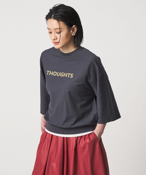 A DAY IN THE LIFE UNITED ARROWS(アデイインザライフユナイテッドアローズ)の「バックウラケ プリントプルオーバー 7分袖 <A DAY IN THE LIFE>(Tシャツ/カットソー・レディース・オフホワイト/ライム/ライトグレー/ロイヤルブルー・FREE)」の15枚目の写真