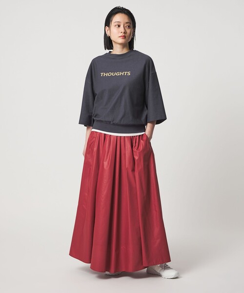 A DAY IN THE LIFE UNITED ARROWS(アデイインザライフユナイテッドアローズ)の「バックウラケ プリントプルオーバー 7分袖 <A DAY IN THE LIFE>(Tシャツ/カットソー・レディース・オフホワイト/ライム/ライトグレー/ロイヤルブルー・FREE)」の17枚目の写真