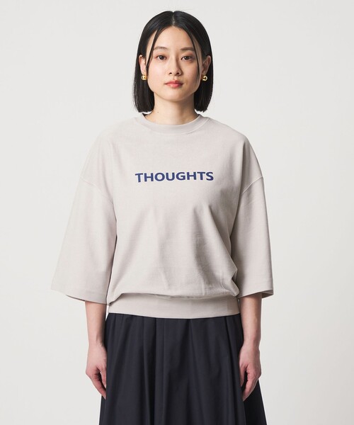 A DAY IN THE LIFE UNITED ARROWS(アデイインザライフユナイテッドアローズ)の「バックウラケ プリントプルオーバー 7分袖 <A DAY IN THE LIFE>(Tシャツ/カットソー・レディース・オフホワイト/ライム/ライトグレー/ロイヤルブルー・FREE)」の18枚目の写真