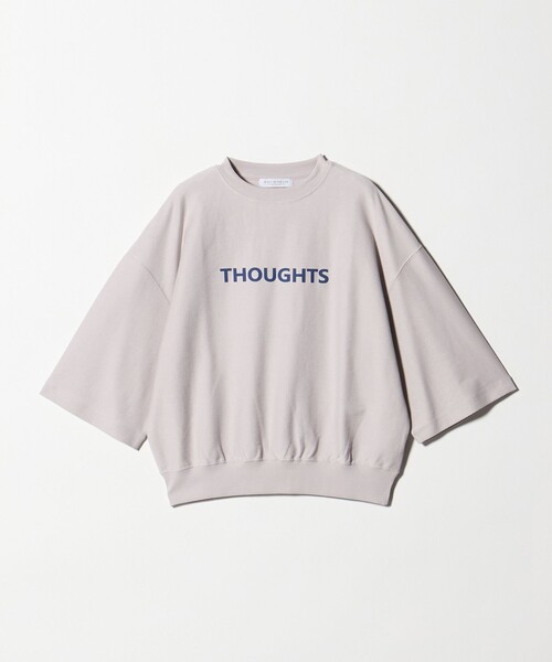 A DAY IN THE LIFE UNITED ARROWS(アデイインザライフユナイテッドアローズ)の「バックウラケ プリントプルオーバー 7分袖 <A DAY IN THE LIFE>(Tシャツ/カットソー・レディース・オフホワイト/ライム/ライトグレー/ロイヤルブルー・FREE)」の6枚目の写真