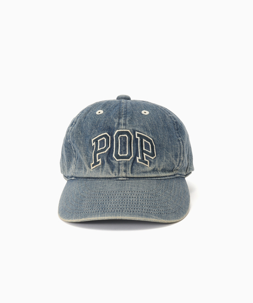 POP TRADING COMPANY（ポップトレーディングカンパニー）の「POP TRADING COMPANY × FULL COUNT 6Panel Denim Cap Wash（キャップ・メンズ・ブルー系その他・FREE）」の2枚目の写真