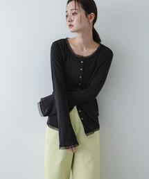 SENSE OF PLACE by URBAN RESEARCH | チュールシアーレイヤードカットカーディガン(カーディガン/ボレロ)