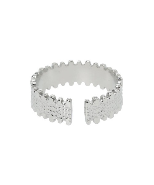 Edit Sheen（エディットシーン）の「スカラップメタルフリーリング（リング・レディース・ゴールド/シルバー・FREE）」の3枚目の写真