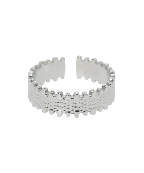 Edit Sheen（エディットシーン）の「スカラップメタルフリーリング（リング・レディース・ゴールド/シルバー・FREE）」の5枚目の写真