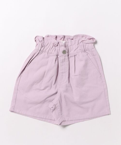 Right-on（ライトオン）の「【VIVIAN BLUE】ウエストフリルショートパンツ（その他パンツ・キッズ・ライラック/ブラック/ライム/ライトインディゴブルー/ダークインディゴブルー/ダークグレー・110/120/130/140/150/160）」の6枚目の写真