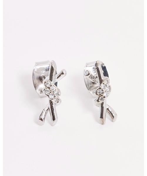 NOELA(ノエラ)の「ビジューノットピアス(ピアス(両耳用)・レディース・ゴールド/シルバー・フリー)」の1枚目の写真