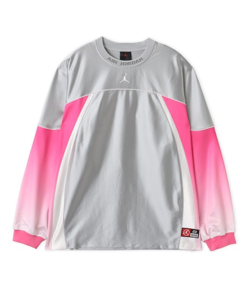 JORDAN BRAND（ジョーダンブランド）の「JORDAN BRAND M J FLT CLB JERSEY / ジョーダン ブランド ジョーダン FLT CLB ジャージー ショートスリーブ トップ / NIKE【SP】（ジャージ・メンズ・グレー/ブラック・M/XL/L）」の2枚目の写真