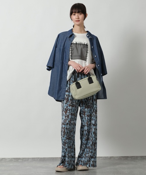 LAKOLE（ラコレ）の「2WAY横長ミニボストンバッグ / 665329（ボストンバッグ・レディース・ライトグリーン/ライトグレー/ブラック・FREE）」の20枚目の写真