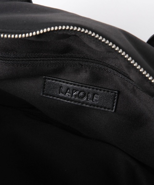 LAKOLE（ラコレ）の「2WAY横長ミニボストンバッグ / 665329（ボストンバッグ・レディース・ライトグリーン/ライトグレー/ブラック・FREE）」の7枚目の写真