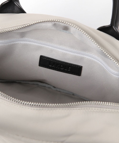 LAKOLE（ラコレ）の「2WAY横長ミニボストンバッグ / 665329（ボストンバッグ・レディース・ライトグリーン/ライトグレー/ブラック・FREE）」の9枚目の写真