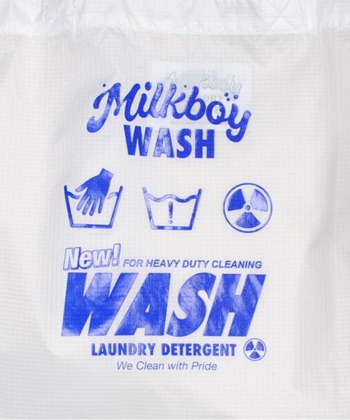 MILKBOY（ミルクボーイ）の「NYLON WASH バッグ（トートバッグ・メンズ・A/B・FREE）」の4枚目の写真