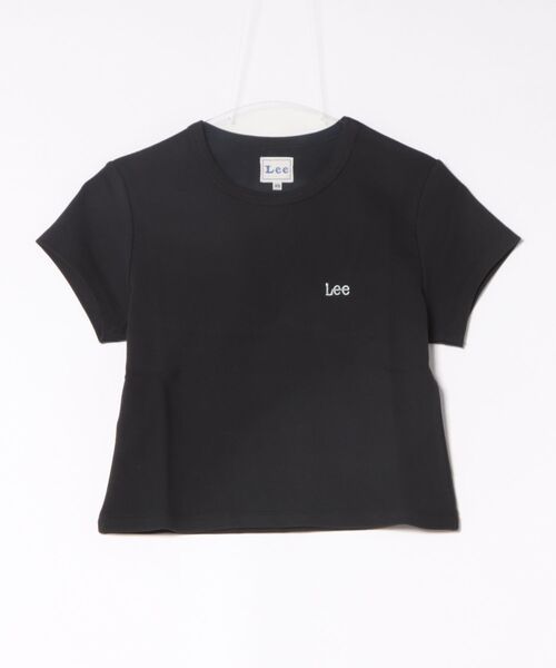 Lee（リー）の「コンパクトフィットTシャツ（Tシャツ/カットソー・レディース・ホワイト/ブラック・X-SMALL/MEDIUM）」の2枚目の写真
