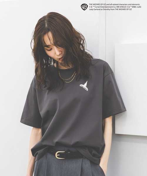 GLOBAL WORK(グローバルワーク)の「【オズの魔法使】ヘビロッTEEプリント半袖 / 660997(Tシャツ/カットソー・レディース・ベビーピンク/ホワイト系その他2/チャコールグレー/ホワイト・MEDIUM/LARGE)」の17枚目の写真