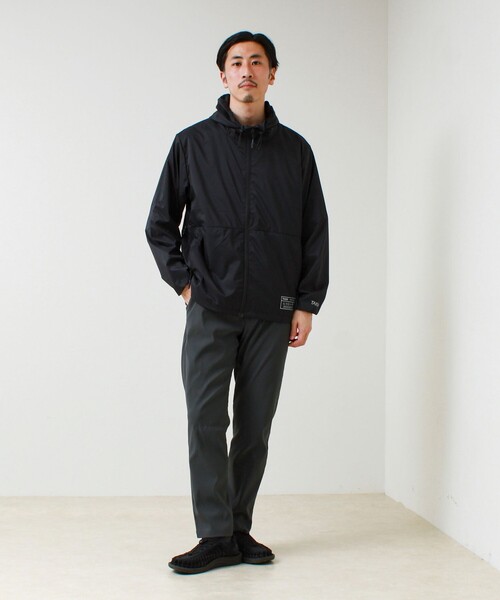 TAION(タイオン)の「【TAION/タイオン】LIGHT ZIP PK(ブルゾン・メンズ・ブラック/チャコールグレー・L/XL/M)」の4枚目の写真