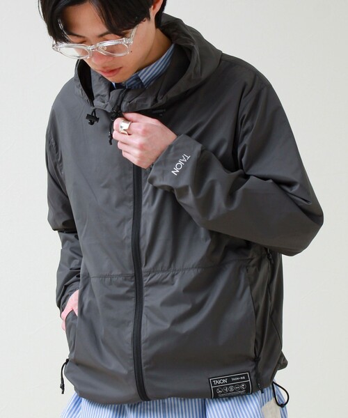 TAION(タイオン)の「【TAION/タイオン】LIGHT ZIP PK(ブルゾン・メンズ・ブラック/チャコールグレー・L/XL/M)」の14枚目の写真