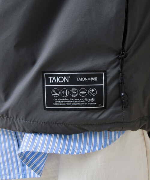 TAION(タイオン)の「【TAION/タイオン】LIGHT ZIP PK(ブルゾン・メンズ・ブラック/チャコールグレー・L/XL/M)」の20枚目の写真