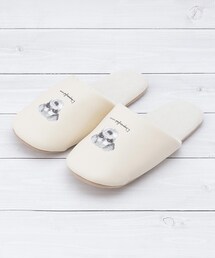 one'sterrace（ワンズテラス）の「【ワンズテラスオリジナル】刺繍アニマル スリッパ（ルームシューズ/スリッパ）」
