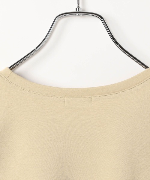 LEPSIM（レプシィム）の「スムースベーシックT2　639421（Tシャツ/カットソー・レディース・ブラック/オフホワイト・FREE）」の7枚目の写真