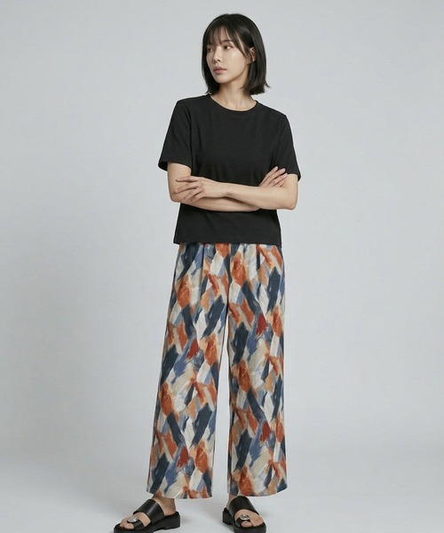 LEPSIM(レプシィム)の「スムースベーシックT2 639421(Tシャツ/カットソー・レディース・ブラック/オフホワイト/ベージュ・FREE)」の17枚目の写真