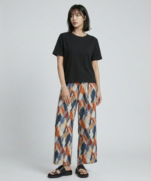 LEPSIM(レプシィム)の「スムースベーシックT2 639421(Tシャツ/カットソー・レディース・ブラック/オフホワイト/ベージュ・FREE)」の18枚目の写真