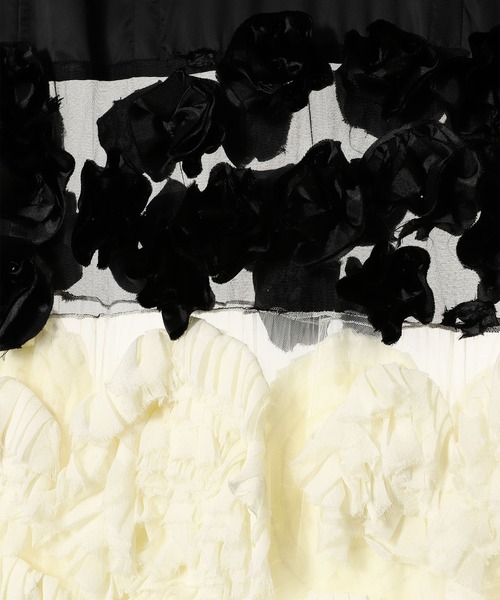 TOGA(トーガ)の「Frill embroidery dress TA252-FH036(ワンピース・レディース・ブラック・36)」の5枚目の写真