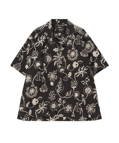 ZUCCa(ズッカ)の「DRAWING FLOWER PRINT / S(シャツ/ブラウス・レディース・ホワイト/イエロー/ブラック・M size/XL)」の3枚目の写真