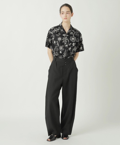ZUCCa(ズッカ)の「DRAWING FLOWER PRINT / S(シャツ/ブラウス・レディース・ホワイト/イエロー/ブラック・M size/XL)」の15枚目の写真