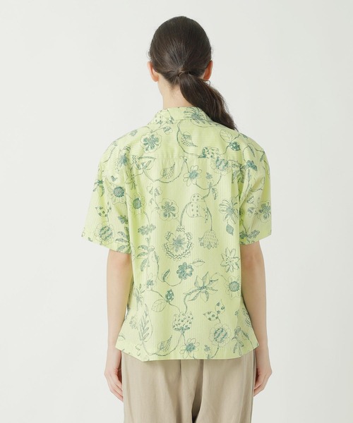 ZUCCa(ズッカ)の「DRAWING FLOWER PRINT / S(シャツ/ブラウス・レディース・ホワイト/イエロー/ブラック・M size/XL)」の11枚目の写真