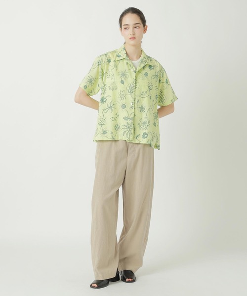 ZUCCa(ズッカ)の「DRAWING FLOWER PRINT / S(シャツ/ブラウス・レディース・ホワイト/イエロー/ブラック・M size/XL)」の12枚目の写真