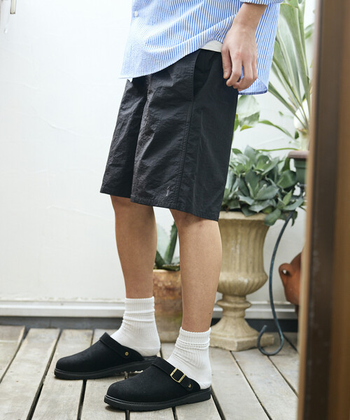 Firsthand(ファーストハンド)の「Firsthand/ファーストハンド ナイロン ミディアムレングス バギーショーツ(その他パンツ・メンズ・オリーブ/サックスブルー/ブルー/ブラック/チャコールグレー・MEDIUM/LARGE)」の17枚目の写真