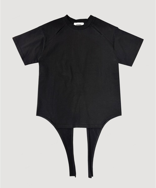 VIAVANDA(ヴィアヴァンダ)の「DEFORMATION TEE(Tシャツ/カットソー・レディース・ホワイト/ブラック・FREE)」の22枚目の写真