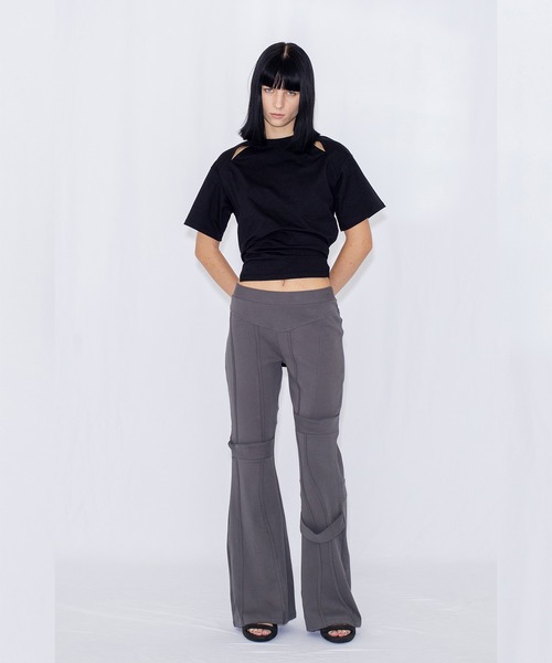 VIAVANDA(ヴィアヴァンダ)の「DEFORMATION TEE(Tシャツ/カットソー・レディース・ホワイト/ブラック・FREE)」の19枚目の写真