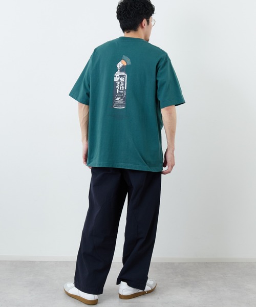 CHUMS（チャムス）の「[CHUMS/チャムス] ANTI-BUG バックプリントTシャツ（Tシャツ/カットソー・レディース・ブラック/ホワイト/シアン・M/XL/L）」の13枚目の写真