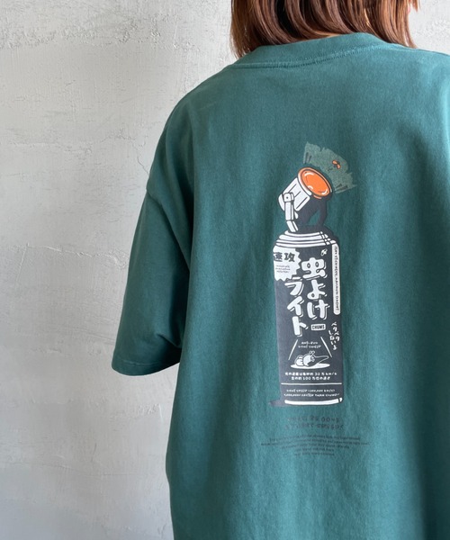 CHUMS（チャムス）の「[CHUMS/チャムス] ANTI-BUG バックプリントTシャツ（Tシャツ/カットソー・レディース・ブラック/ホワイト/シアン・M/XL/L）」の7枚目の写真