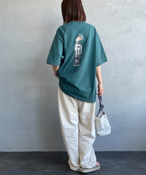 CHUMS（チャムス）の「[CHUMS/チャムス] ANTI-BUG バックプリントTシャツ（Tシャツ/カットソー・レディース・ブラック/ホワイト/シアン・M/XL/L）」の4枚目の写真
