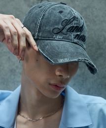 LANDNESS（ランドネス）の「【LANDNESS/ランドネス】DAMAGE EMBROIDERED LOGO CAP/ダメージエンブロイダリーロゴキャップ（キャップ）」