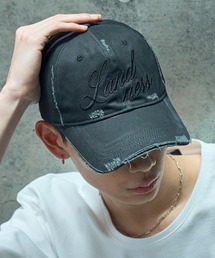 LANDNESS（ランドネス）の「【LANDNESS/ランドネス】DAMAGE EMBROIDERED LOGO CAP/ダメージエンブロイダリーロゴキャップ（キャップ）」