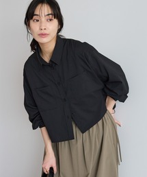 遮熱 クロップドレングスシャツ