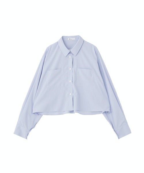 CRAFT STANDARD BOUTIQUE(クラフトスタンダードブティック)の「遮熱 クロップドレングスシャツ(シャツ/ブラウス・レディース・ベージュ/サックスブルー/ブラック/ホワイト・FREE)」の21枚目の写真