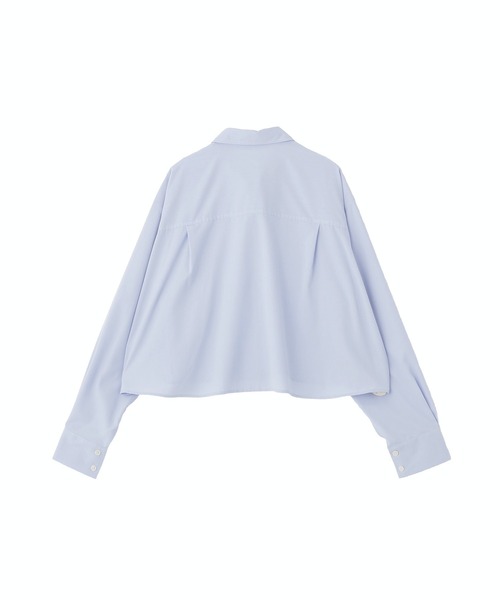 CRAFT STANDARD BOUTIQUE(クラフトスタンダードブティック)の「遮熱 クロップドレングスシャツ(シャツ/ブラウス・レディース・ベージュ/サックスブルー/ブラック/ホワイト・FREE)」の22枚目の写真