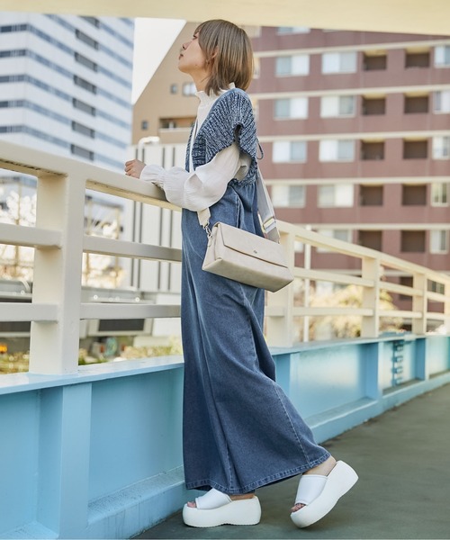 GORGE(ゴージ)の「《シャーリングデニムオールインワン》オールインワン/カジュアル/春夏秋/全3色(つなぎ/オールインワン・レディース・ブルー/サックスブルー/ブラック・F)」の7枚目の写真