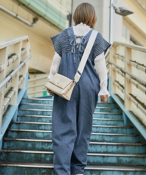 GORGE(ゴージ)の「《シャーリングデニムオールインワン》オールインワン/カジュアル/春夏秋/全3色(つなぎ/オールインワン・レディース・ブルー/サックスブルー/ブラック・F)」の8枚目の写真