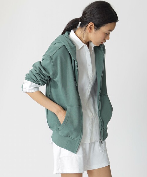 ECOALF(エコアルフ)の「RENA パーカー / RENA SWEATSHIRT UNISEX(パーカー・メンズ・グリーン系その他4/グレー系その他/ネイビー・S/M/L)」の14枚目の写真
