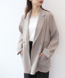 Cepica（セピカ）の「麻調シアーテーラードジャケット（テーラードジャケット）」