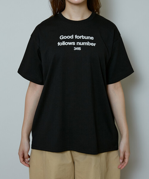 PUBLUX(パブリュクス)の「PUBLUX/パブリュクス フロッキー ロゴ Tシャツ 限定展開(Tシャツ/カットソー・レディース・ブラウン/ライトグレー/ブラック/ネイビー・フリ-)」の16枚目の写真