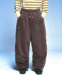 MAINBOOTH（メインブース）の「Nomad Sweat Pants(BROWN)（スウェットパンツ）」