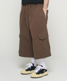 バイオ 8部 バミューダカーゴパンツ (ブラウン)