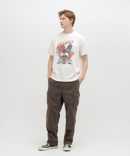 AVIREX(アヴィレックス)の「《直営店限定》FADE S/S T-SHIRT ”EAGLE” / フェード 半袖Tシャツ ”鷲” / AVIREX / アヴィレックス(Tシャツ/カットソー・メンズ・ホワイト系2/チャコールグレー/オレンジ・XL/L/M/2XL)」の18枚目の写真