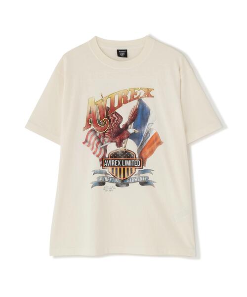 AVIREX(アヴィレックス)の「《直営店限定》FADE S/S T-SHIRT ”EAGLE” / フェード 半袖Tシャツ ”鷲” / AVIREX / アヴィレックス(Tシャツ/カットソー・メンズ・ホワイト系2/チャコールグレー/オレンジ・XL/L/M/2XL)」の19枚目の写真